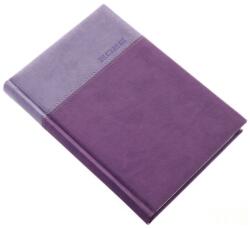 Realsystem Határidõnapló REALSYSTEM Lux A/5 napi fehér lapos lila 2026 (5321-44) - tonerpiac