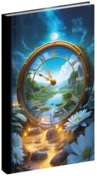 REALSYSTEM Zsebnaptár REALSYSTEM Picture álló fehér lapos Óra 2026 (5811-72) - tonerpiac