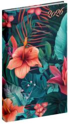 REALSYSTEM Zsebnaptár REALSYSTEM Picture álló fehér lapos Hibiszkusz 2026 (5811-75) - tonerpiac