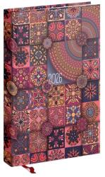 Realsystem Határidõnapló REALSYSTEM Picture A/5 napi fehér lapos Mozaik 2026 (5321-67) - tonerpiac