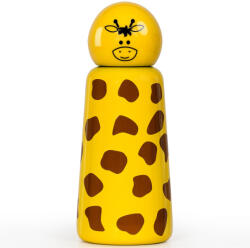 Lund London Skittle Mini Acél Kulacs 300ml Giraffe - BPA Mentes, Duplafalú Hőszigetelés, 24 Órán Át Hidegen és 12 Órán Át Melegen Tart