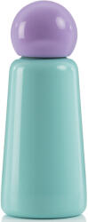 Lund London Skittle Mini Acél Kulacs 300ml Menta/Lila - BPA Mentes, Duplafalú Hőszigetelés, 24 Órán Át Hidegen és 12 Órán Át Melegen Tartcs 300ML Menta/Lila