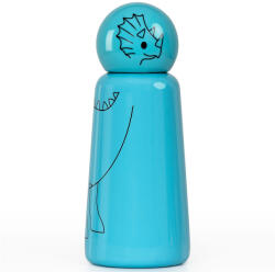 Lund London Skittle Mini Acél Kulacs 300ml Triceratops - BPA Mentes, Duplafalú Hőszigetelés, 24 Órán Át Hidegen és 12 Órán Át Melegen Tart