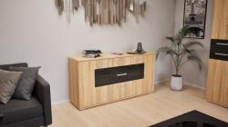 Kiss Zsolt Gib salon komód 150 cm sonoma tölgy - canterbury