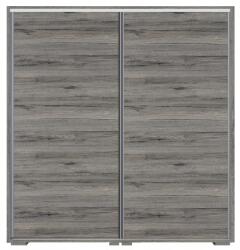 Kiss Zsolt Dover tolóajtós gardróbszekrény - 3 polcos 200 cm - San remo