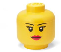 LEGO® Tárolódoboz, fej, nagy, LEGO, Girl (L40321725) - tintasziget