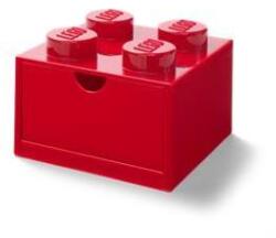 LEGO® Tárolódoboz íróasztalra, fiókos, LEGO "Brick 2x2", piros (L40201730) - tintasziget