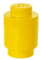 LEGO® Tárolódoboz, henger, LEGO, sárga (L40301732) - tintasziget