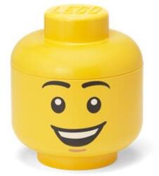 Lego Tárolódoboz, fej, kicsi, LEGO, Happy Boy (L40310802) - tintasziget