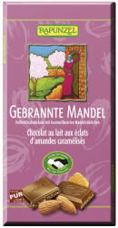 RAPUNZEL Tejcsokoládé mézes mandulás grillázzsal BIO 100g