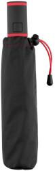 FARE Umbrelă Mini Style cu deschidere automată - Neagră / roșie (FA5584-1000296799)