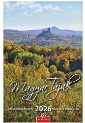 Csg Falinaptár CSG 210x320mm álló Magyar tájak 2026 (FN 083) - robbitairodaszer