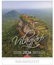 Csg Falinaptár CSG 300x340mm álló Világjáró 2026 (FN 093) - robbitairodaszer