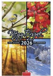 Csg Falinaptár CSG 210x320mm álló Négy évszak 2026 (FN 087) - robbitairodaszer