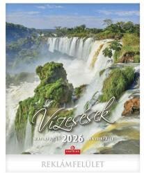 Csg Falinaptár CSG 300x340mm álló Vízesések 2026 (FN U01) - robbitairodaszer