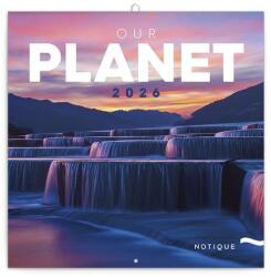 Realsystem Lemeznaptár REALSYSTEM 300x300mm Our planet 2026 (6097-OP) - robbitairodaszer