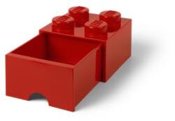 LEGO Tárolódoboz, fiókos, LEGO Brick , piros (40051730)