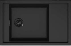 Elleci - Mosogatótálca Sintesi 305 K86 Black fekete tartozékokkal (LKS30586BKM)