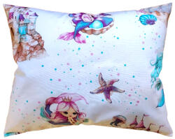  Sellő - Kastély mintás Pamut kispárna huzat