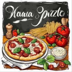 Art Galéria Ízek festménye - üvegkép