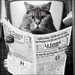 Art Galéria Egerésző újságolvasó - üvegkép