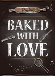 Art Galéria Baked with love - vászonkép