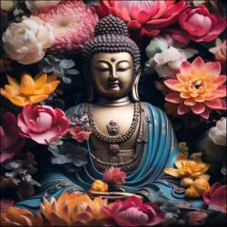 Art Galéria Buddha kertjében - üvegkép