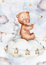 Art Galéria Ballon maci álmodik - vászonkép