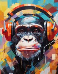 Art Galéria Extrém majom - vászonkép