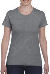 Gildan Kerknyakú karcsusított női póló, Gildan GIL5000, Graphite Heather-S (giL5000gph-s)