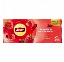 Lipton Gyümölcstea 20x1, 6 g Lipton málna-áfonya (63619)