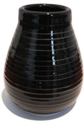  Fekete kerámia mate tök (Calabaza) 210ml