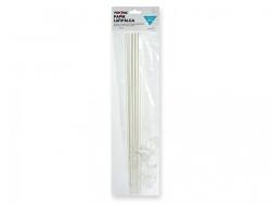  Lufipálca csészével fehér 10+10db 42cm (CQ642)