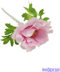  Anemone szálas selyemvirág 30cm - Rózsaszín