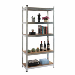RFG Стелаж RFG, метален, с 5 рафта, 1000 х 400 х 1920 mm, MDF, до 65 kg