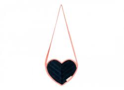 Nobodinoz Posetuta din catifea ecologica - LOVE VELVET - NIGHT BLUE - NOBODINOZ
