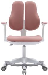 RFG Детски стол RFG Ergo Cute White, текстил, до 100 kg, розов