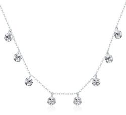 BeSpecial Colier argint cu zirconii (CZT0085)