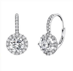 BeSpecial Cercei argint cu zirconii albe (EST0045)