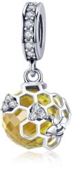 BeSpecial Charm argint 925 cu albinuta, fagure si zirconii - Be Nature PST0148 (PST0148)