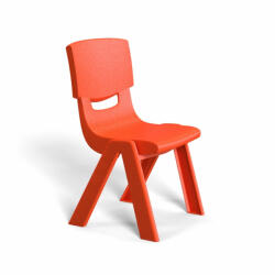 RFG Детски стол RFG Chico, пластмасов, с облегалка, 41 х 35 х 62 cm, червен