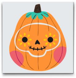  Festés számok szerint - Cuki tök Méret: 50x50cm, Keretezés: Kartonlemezen