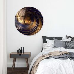 Art gift Кръгло стъклено пано Златният вихър