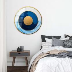 Art gift Кръгло стъклено пано - Абстрактно Око