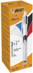 BIC 4 Colours golyóstoll háromszínű, nyomósirónnal egyben (BC942104)