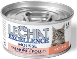 LECHAT Excellence Kitten Mousse salmon & chicken 85 g