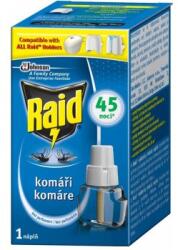 Raid szúnyogok elleni folyadék utántöltő elektromos borotvához 27 ml 45 éjszaka