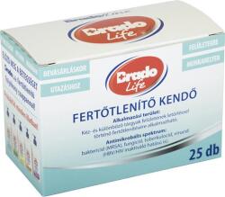 Bradoline Fertőtlenítő kendő, 25 db, BRADOLIFE (KHT868) - webpapir