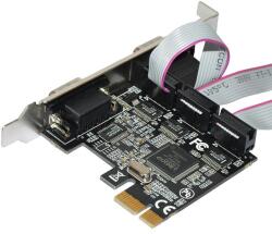 Makki PCI-E card 4 x Serial port - MAKKI-PCIE-4XSERIAL-V1 (MAKKI-PCIE-4XSERIAL-V1) - zettabytex