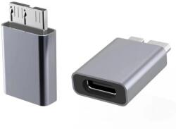 PremiumCord USB 3.0 Type C USB 3.0 Micro-B Átalakító Szürke 3cm kur31-22 (kur31-22)